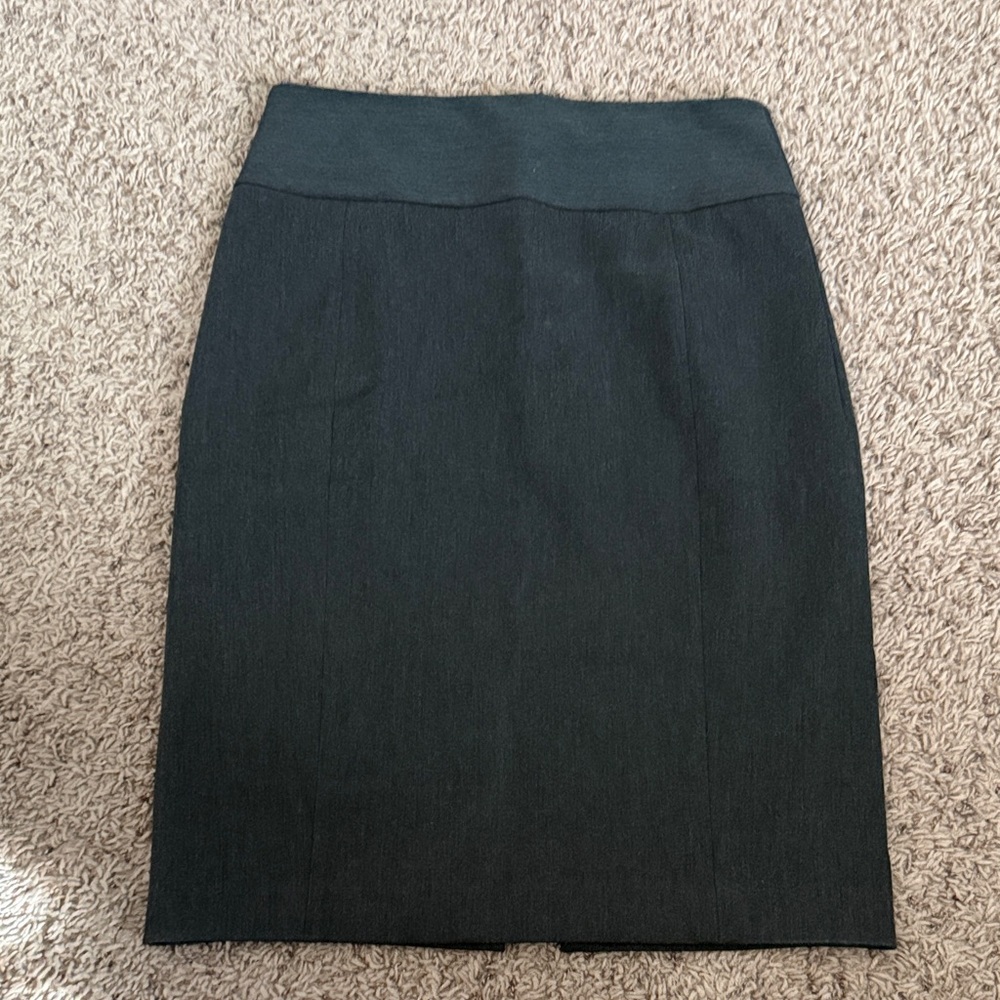 Express Charcoal Pencil Skirt